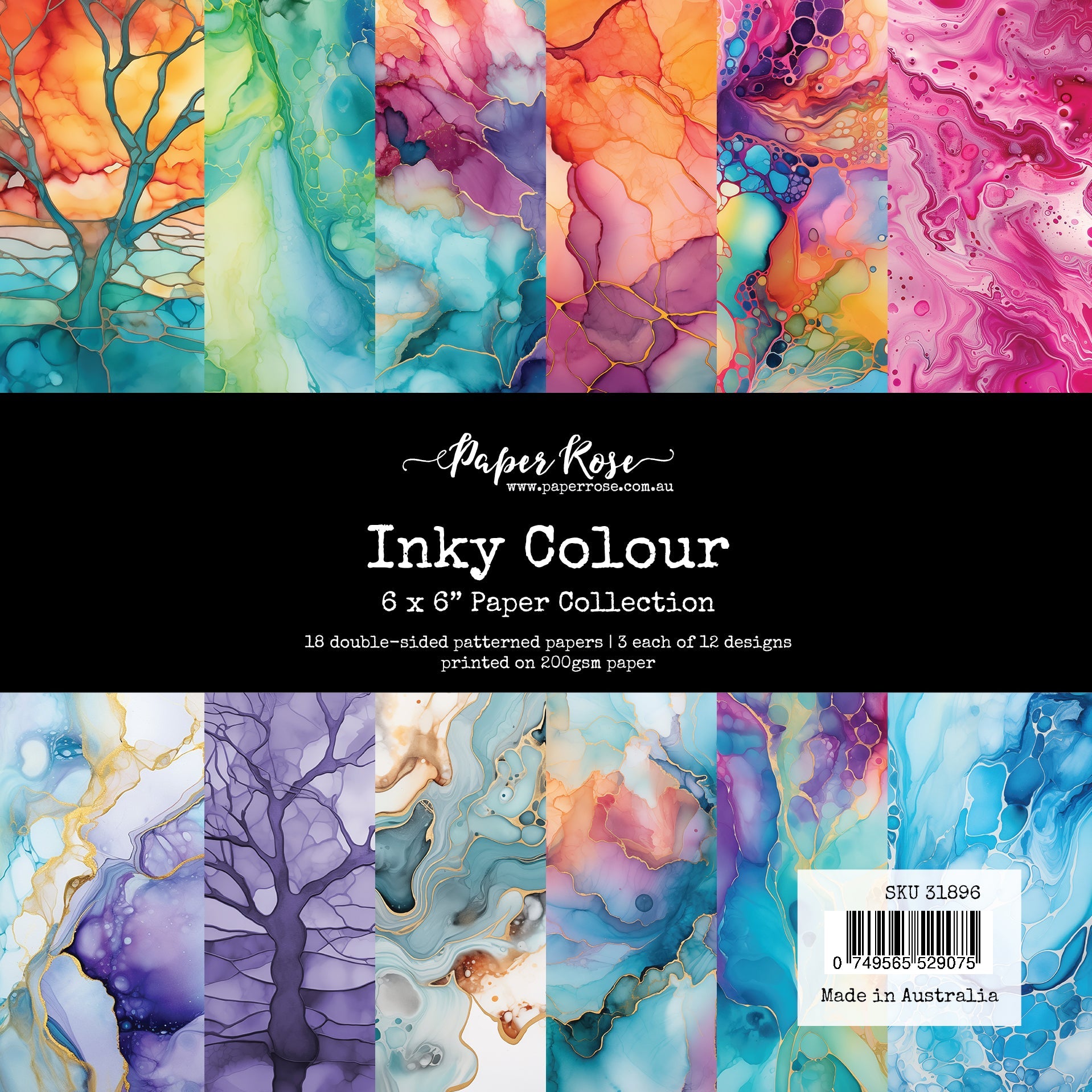 Inky Colour 6x6 Paper Collection 31896