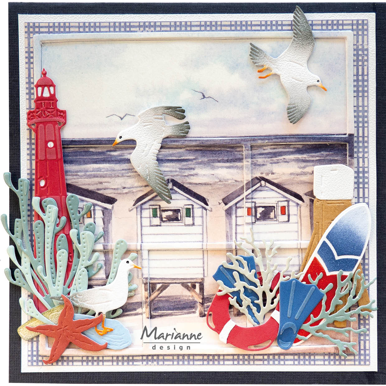 Marianne Design XL Cutting Sheet - Mattie's Mooiste - Beach