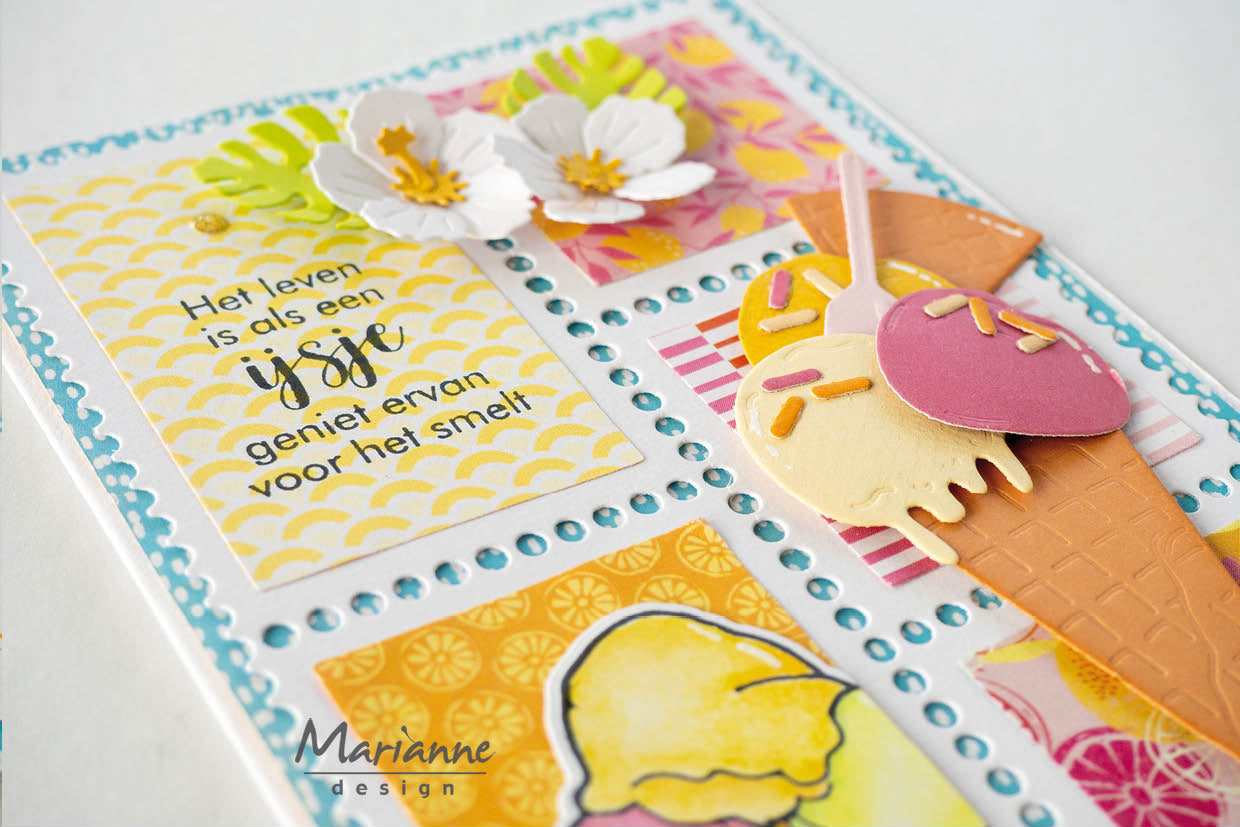 Marianne Design Craftables Die - Layout - A6 Stamps