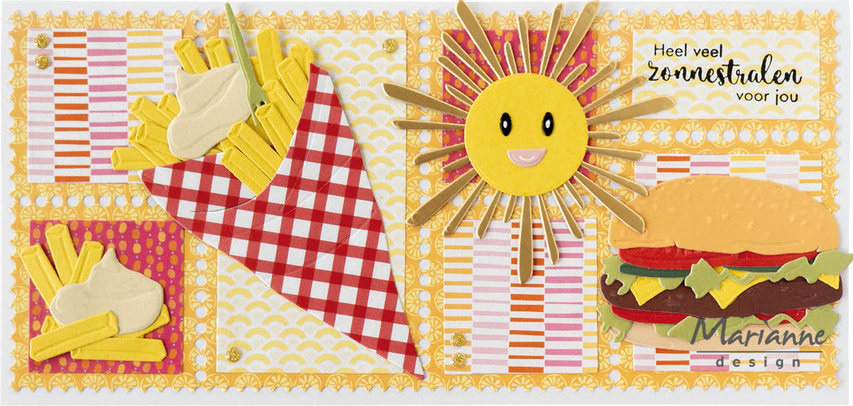 Marianne Design A4 Paper Pad - Fresh Lemonade