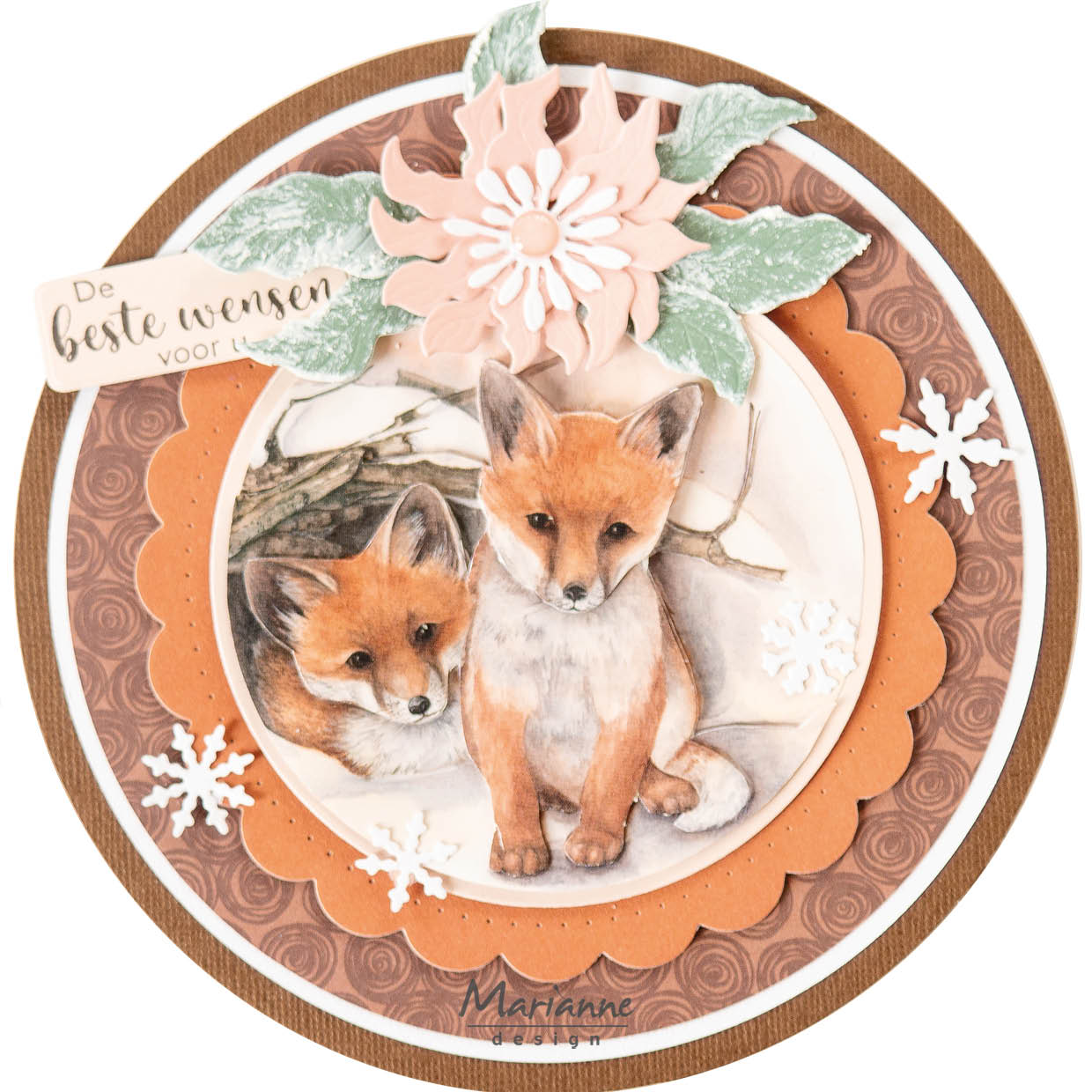 Marianne Design Cutting Sheet - Mattie's Mooiste - 3D Squirrel