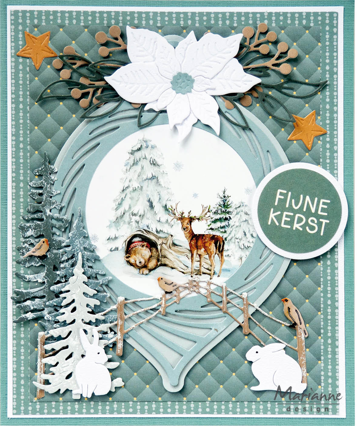 Marianne Design A4 Paper Pad - Christmas At Home