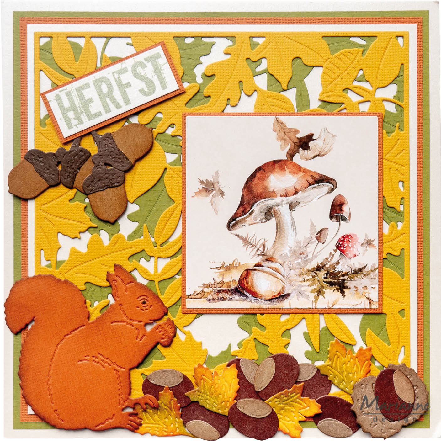 Marianne Design Cutting Sheet - Autumn Leaves