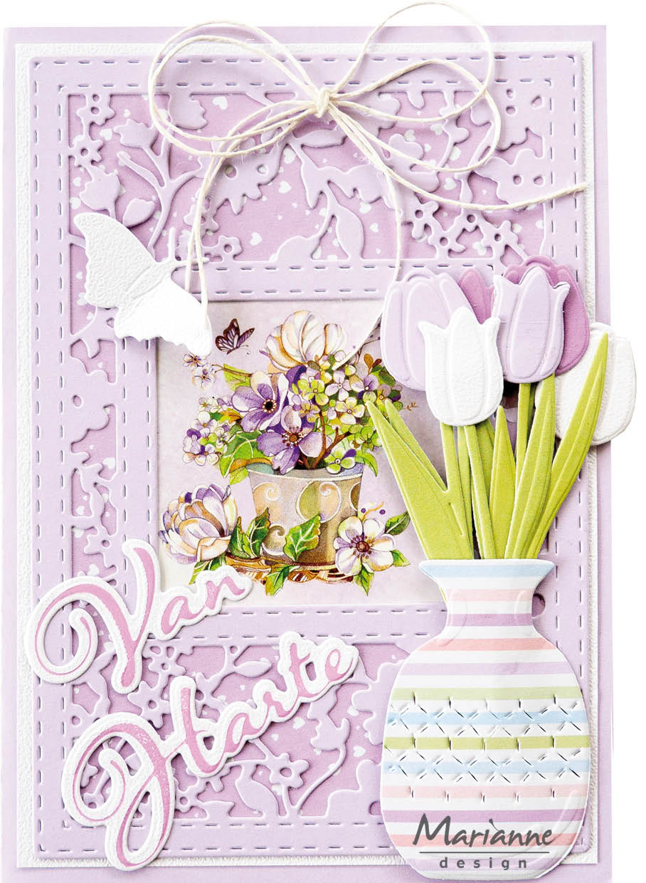 Marianne Design A4 Paper Pad - Hello Spring