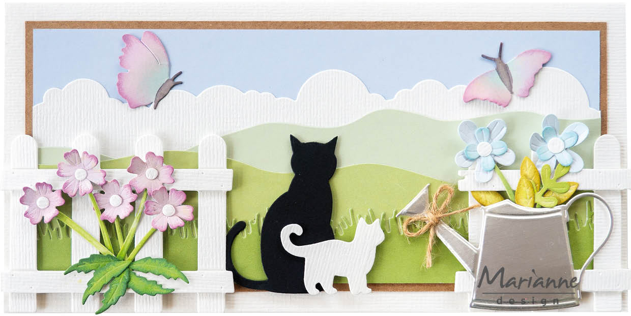 Marianne Design 6x12 Cardstock - Hello Spring