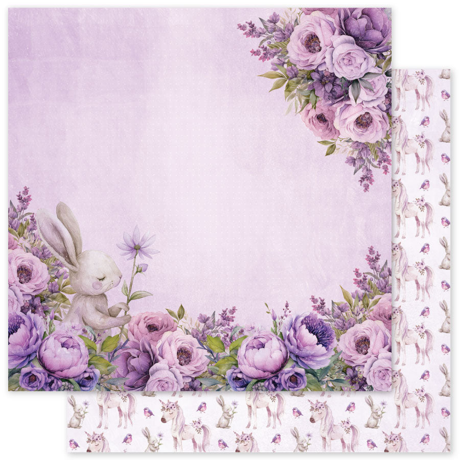 Lavender & Fairies Basics C 12x12 Paper (12pc Bulk Pack) 33510