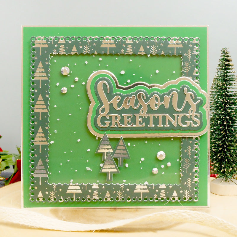 Festive Foiled Card Selection