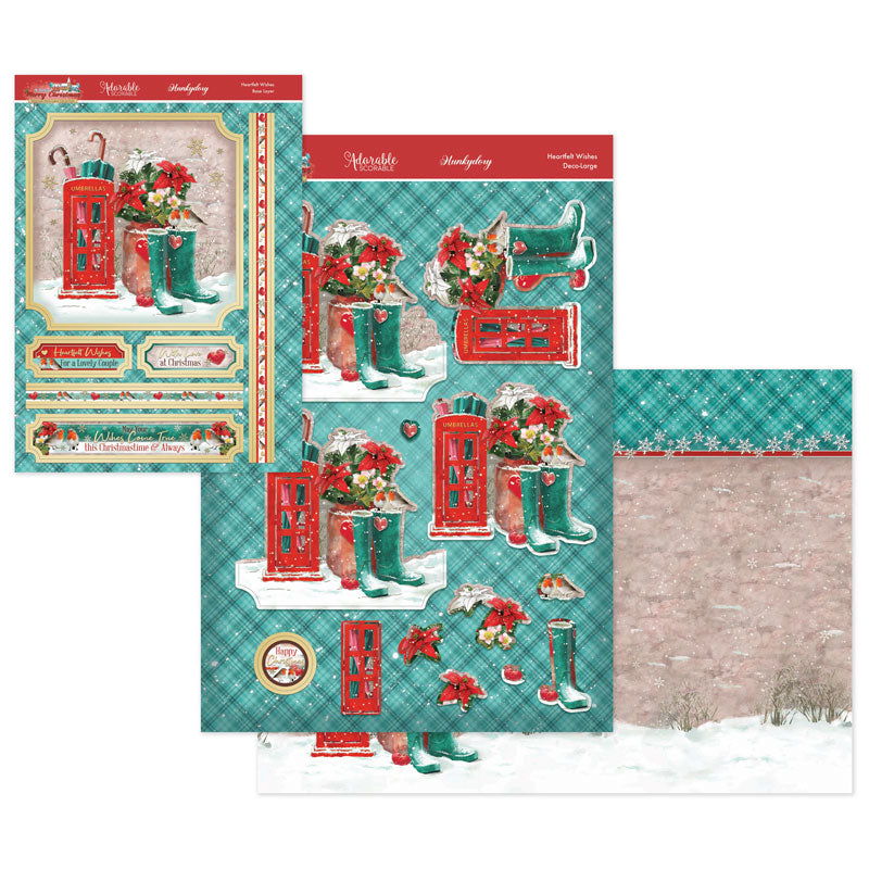 A Very Merry Christmas Deco-Large Set - Heartfelt Wishes