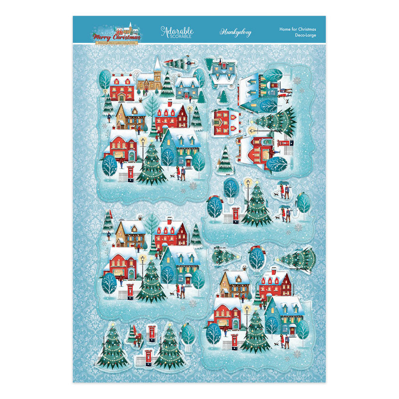 A Very Merry Christmas Deco-Large Set - Home for Christmas