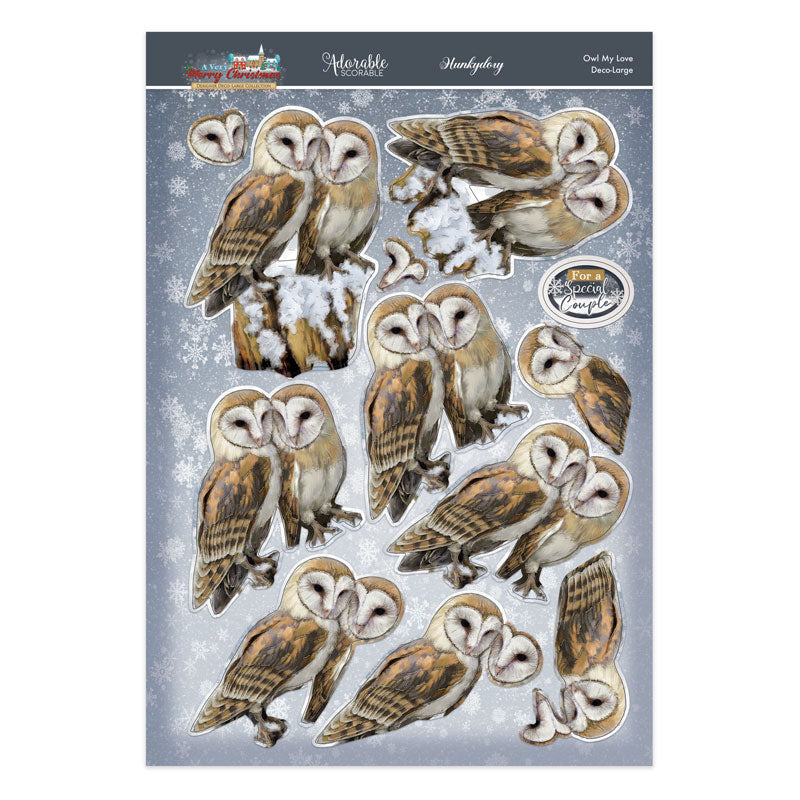 A Very Merry Christmas Deco-Large Set - Owl My Love