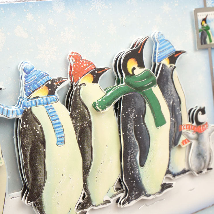 A Very Merry Christmas Deco-Large Set - Penguin Parade