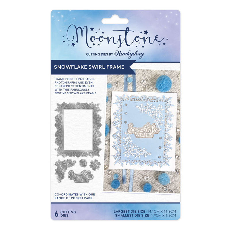 Moonstone Dies - Snowflake Swirl Frame