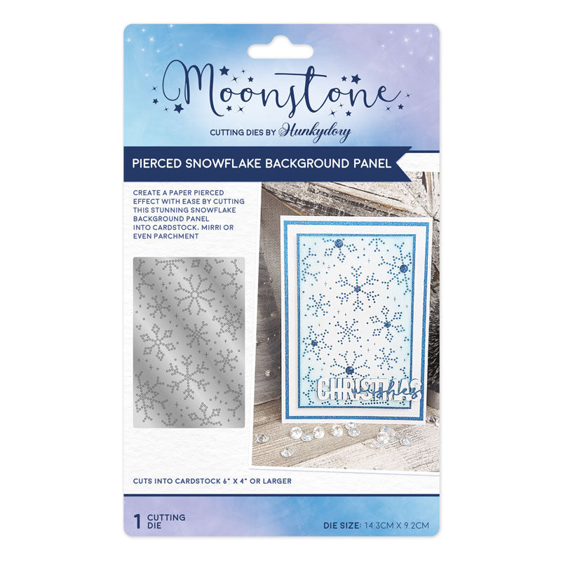 Moonstone Dies - Pierced Snowflake Background Panel