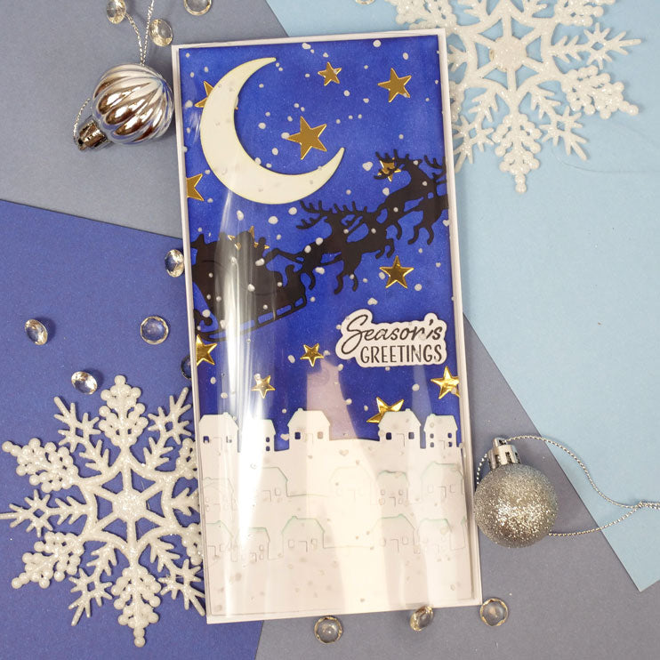 Moonstone Combos - Elegant Sentiments - Festive Greetings