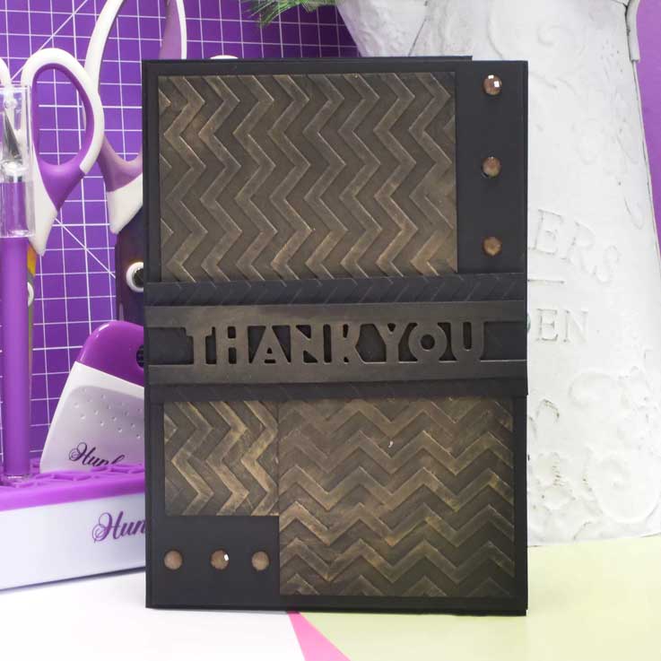 Moonstone Embossing Folders - Zig Zags