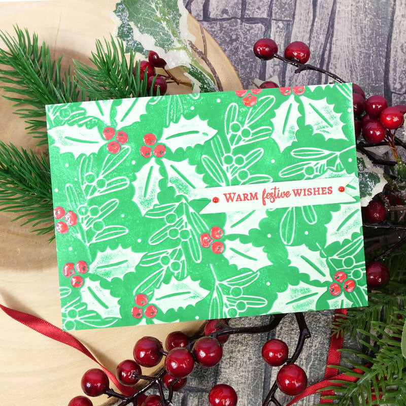 Moonstone Embossing Folders - Christmas Foliage