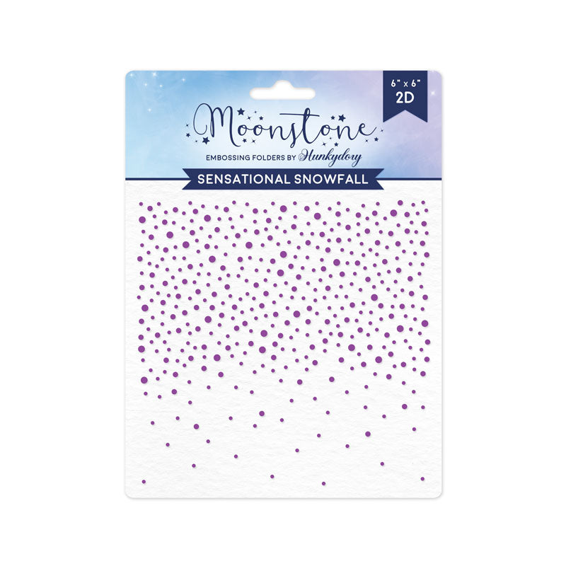 Moonstone Embossing Folders - Sensational Snowfall