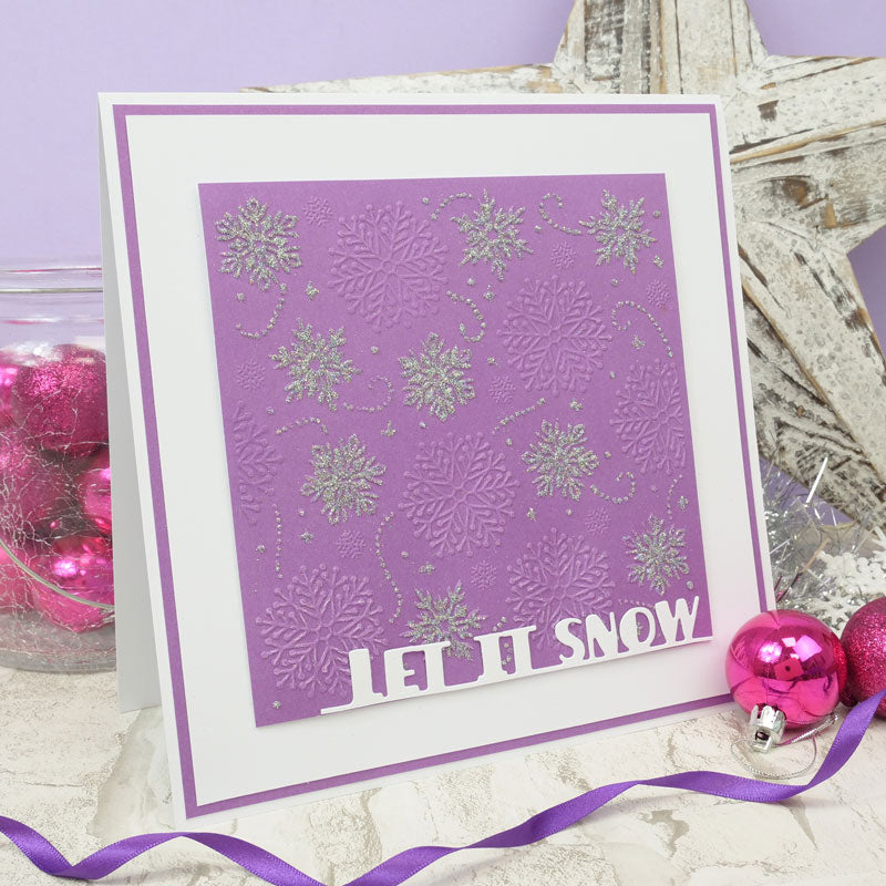 Moonstone Embossing Folders - Snowflakes & Sparkle