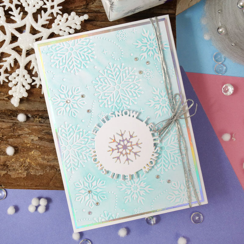 Moonstone Embossing Folders - Snowflakes & Sparkle