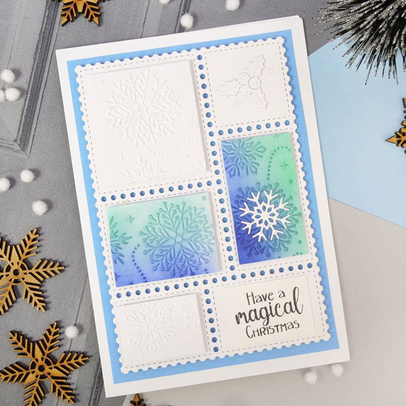 Moonstone Embossing Folders - Snowflakes & Sparkle