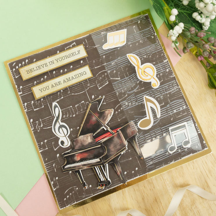 Moonstone Embossing Folders - Music