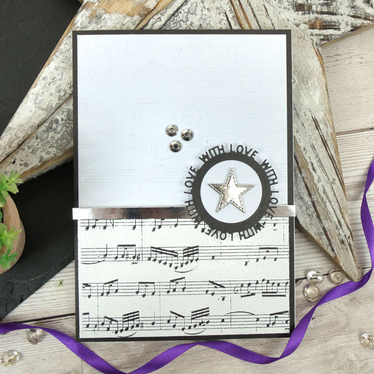 Moonstone Embossing Folders - Music