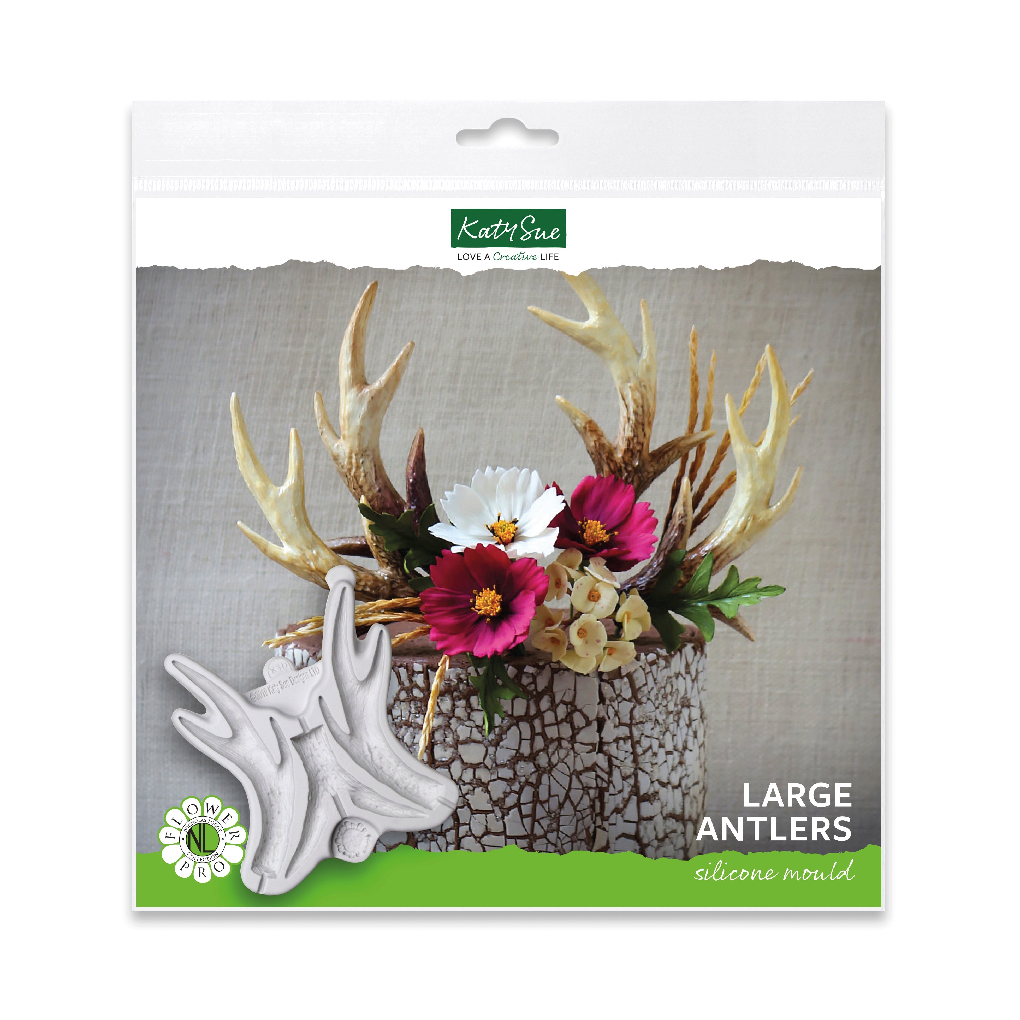 Flower Pro Large Antlers Silicone Mould
