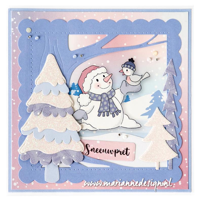 Marianne Design Collectables Die - Snowy Tree by Marleen