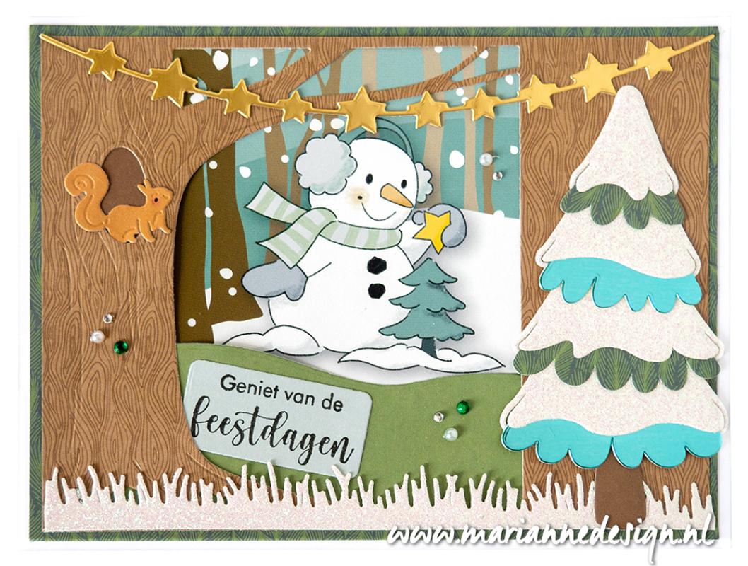 Marianne Design A4 Cutting Sheet - Eline's Christmas Together