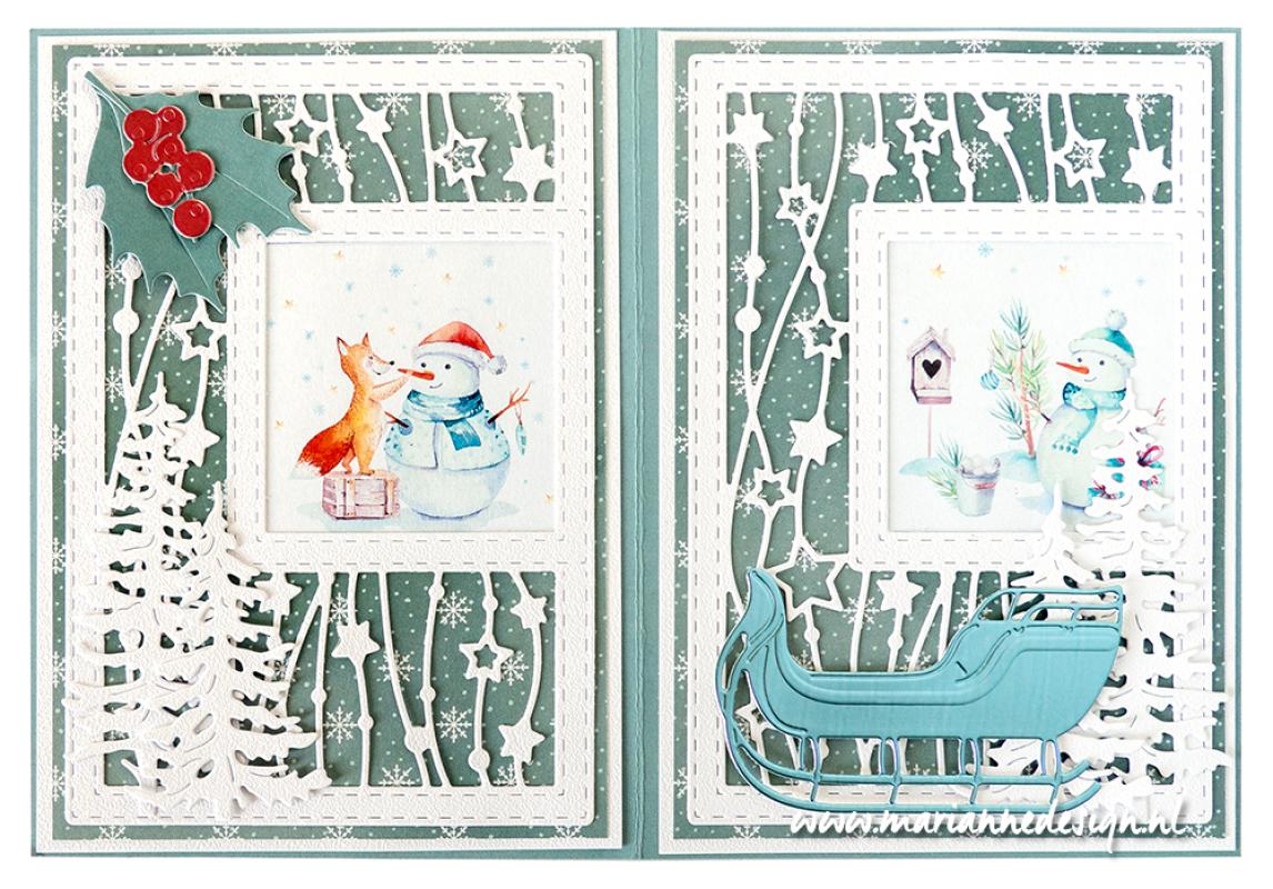 Marianne Design A4 Cutting Sheet - Minis - Merry Animals