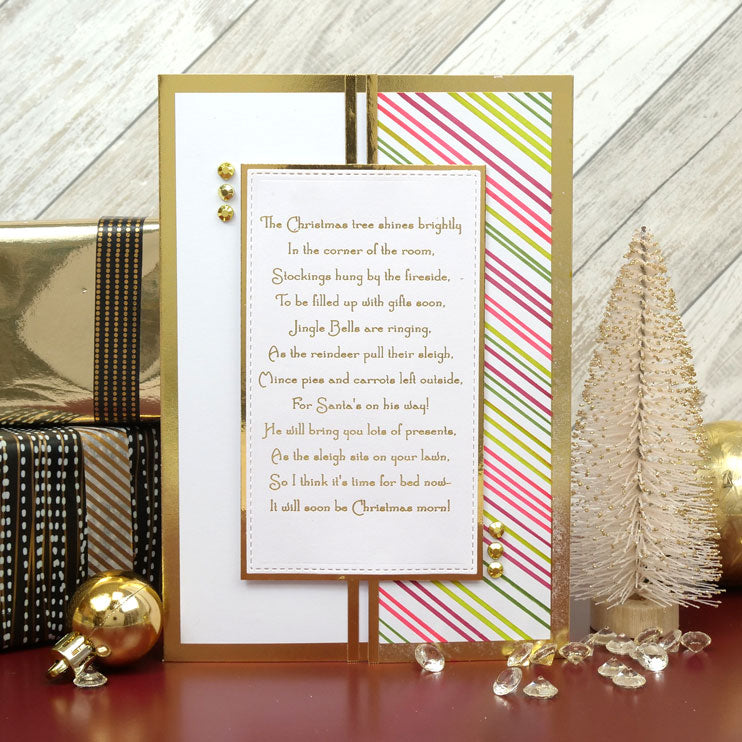 Perfect Poetry Foiled Paper Pad - Christmas