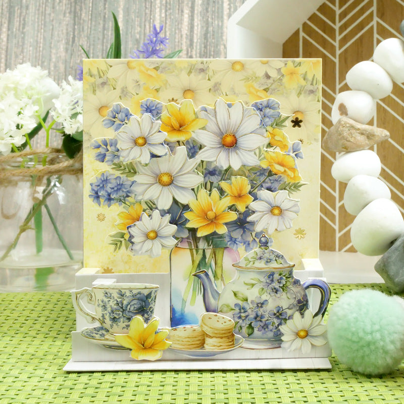 Pop-Up Stepper Cards - A Bouquet for You