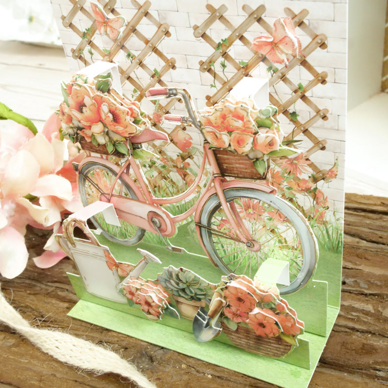 Pop-Up Stepper Cards - Beautiful Bicycle