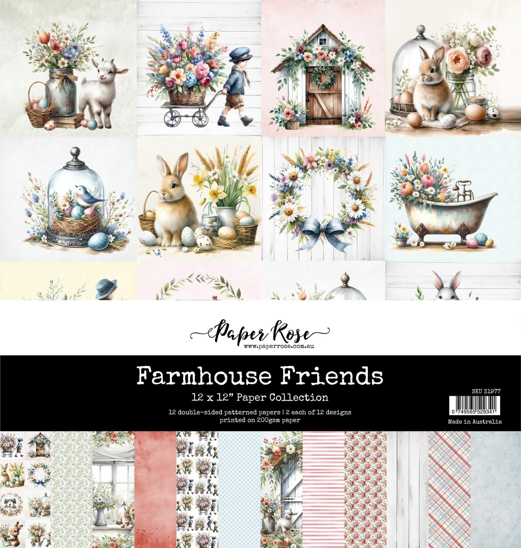 Farmhouse Friends 12x12 Paper Collection 31977