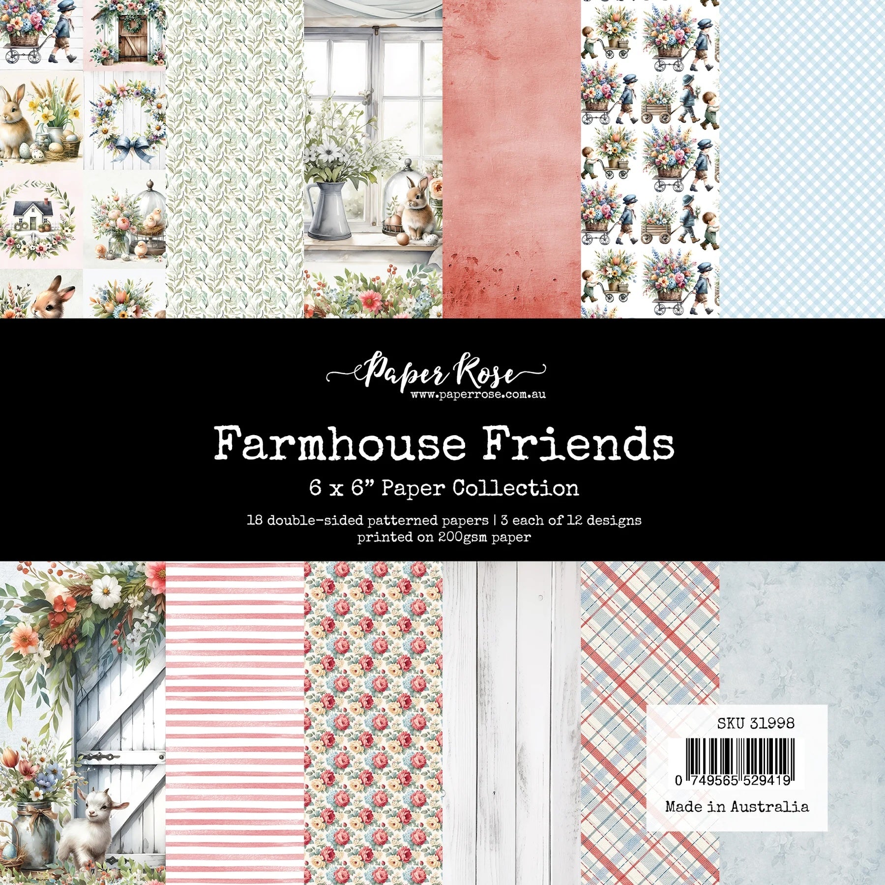 Farmhouse Friends 6x6 Paper Collection 31998