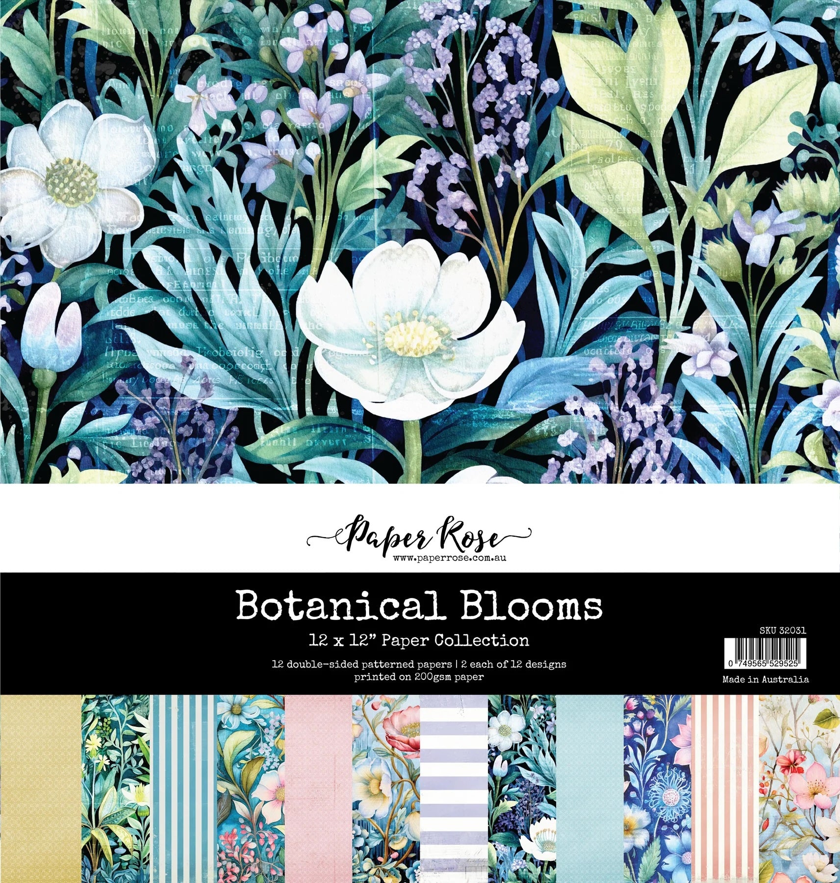 Botanical Blooms 12x12 Paper Collection 32031