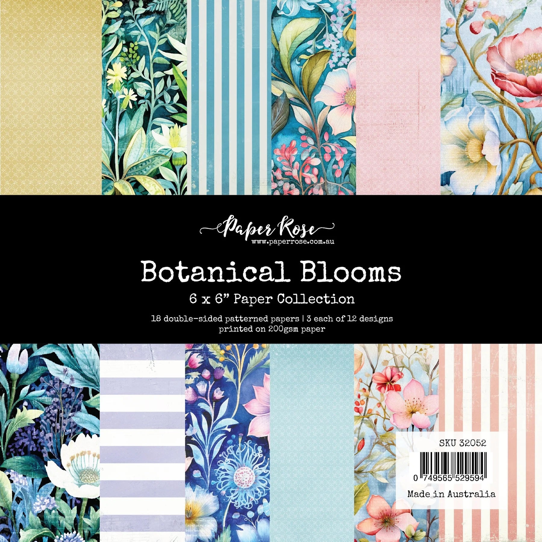 Botanical Blooms 6x6 Paper Collection 32052