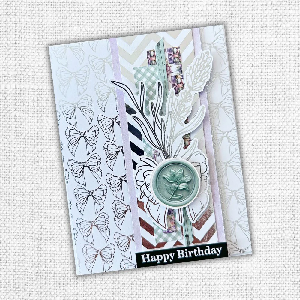 Lavender & Roses - Silver Foil 6x6 Paper Collection 32265