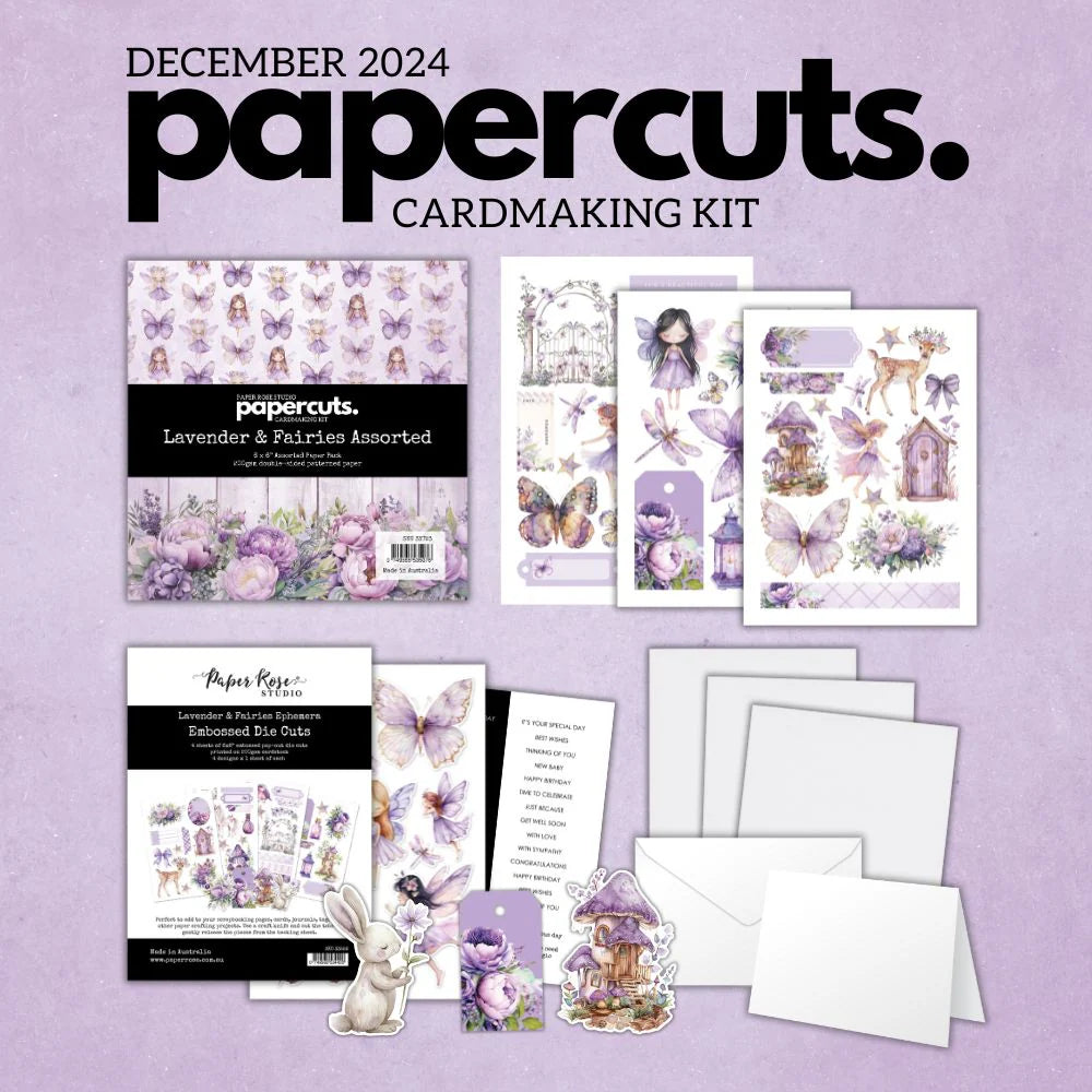 Lavender & Fairies Papercuts Kit 33723