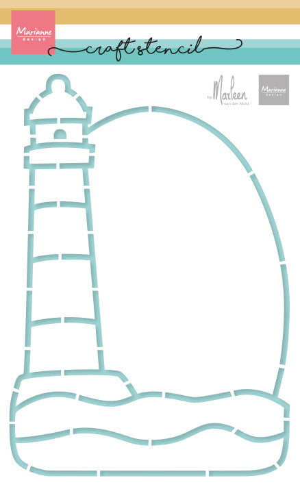 Marianne Design Craft Stencil - Lighthouse by Marleen