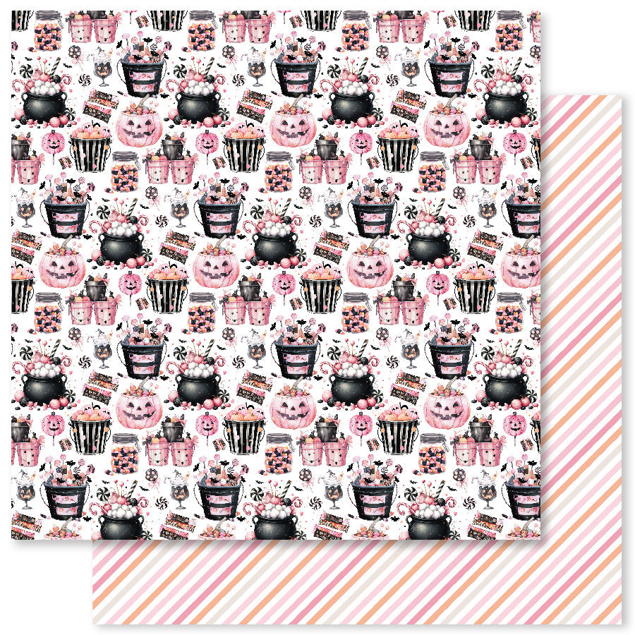 Pink Halloween 12x12 Paper Collection 32796