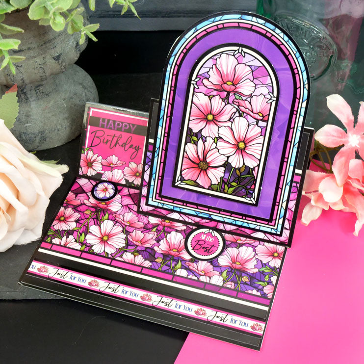 Stained Glass Florals Luxury Topper Collection