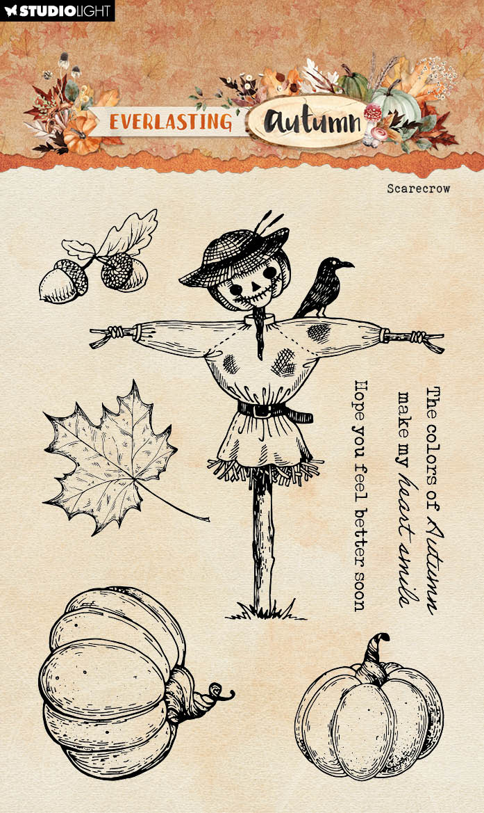 SL Clear Stamp Scarecrow Everlasting Autumn