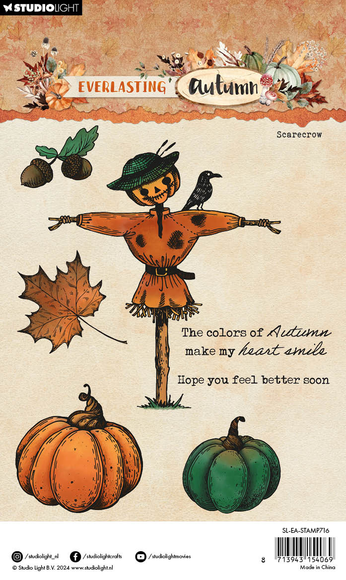 SL Clear Stamp Scarecrow Everlasting Autumn