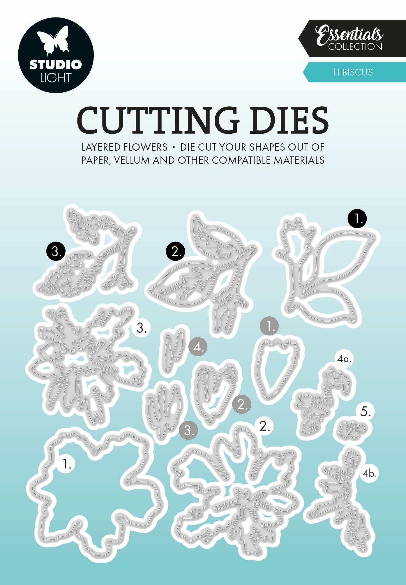 SL Cutting Dies Layered - Hibiscus Essentials 13 PC