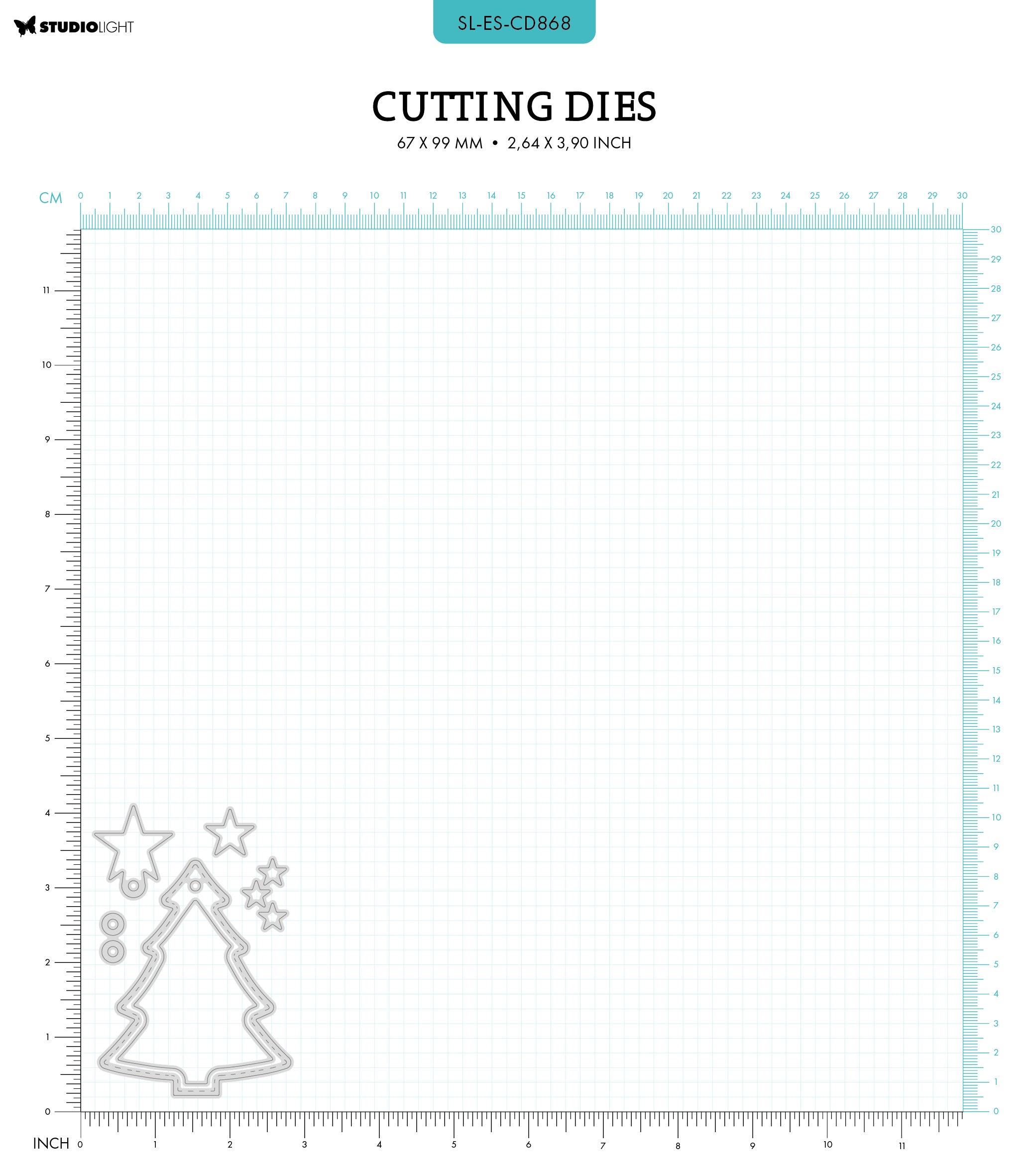 SL Cutting Dies Tree Label Essentials 6 PC