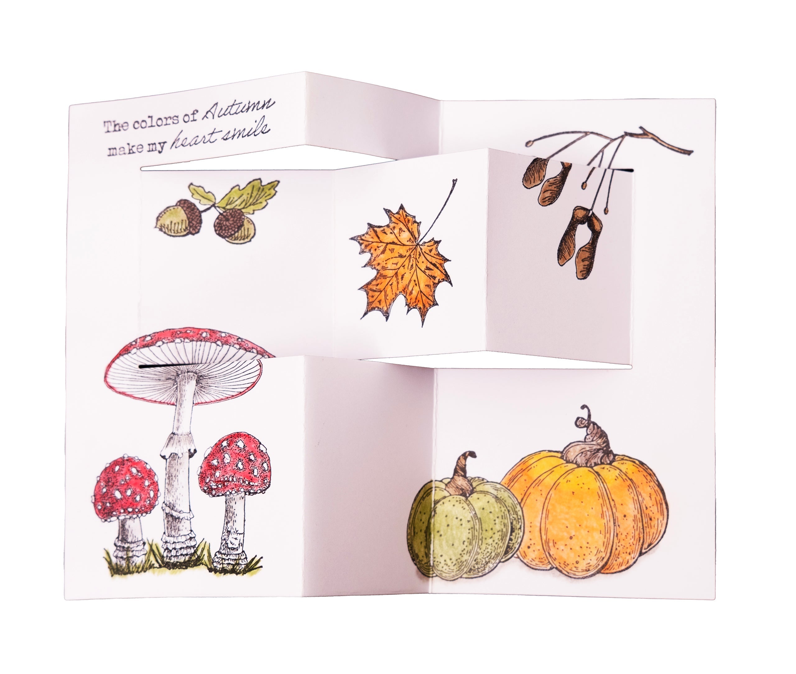 SL Clear Stamp Mushrooms Everlasting Autumn