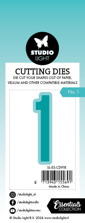 SL Cutting Die Number 1 Essentials 1 PC