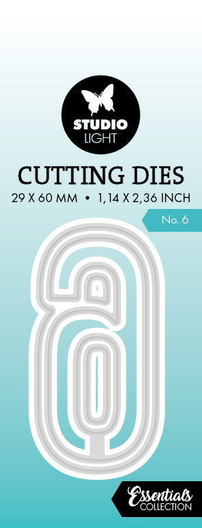 SL Cutting Die Number 6 Essentials 1 PC