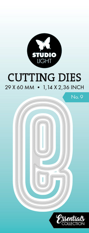 SL Cutting Die Number 9 Essentials 1 PC